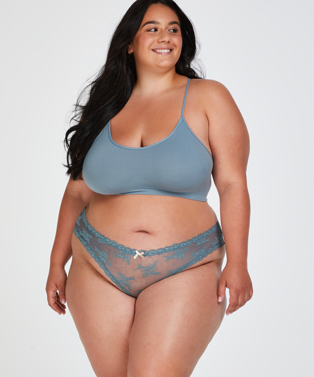 Slip br&eacute;silien V-shape mesh, Vert