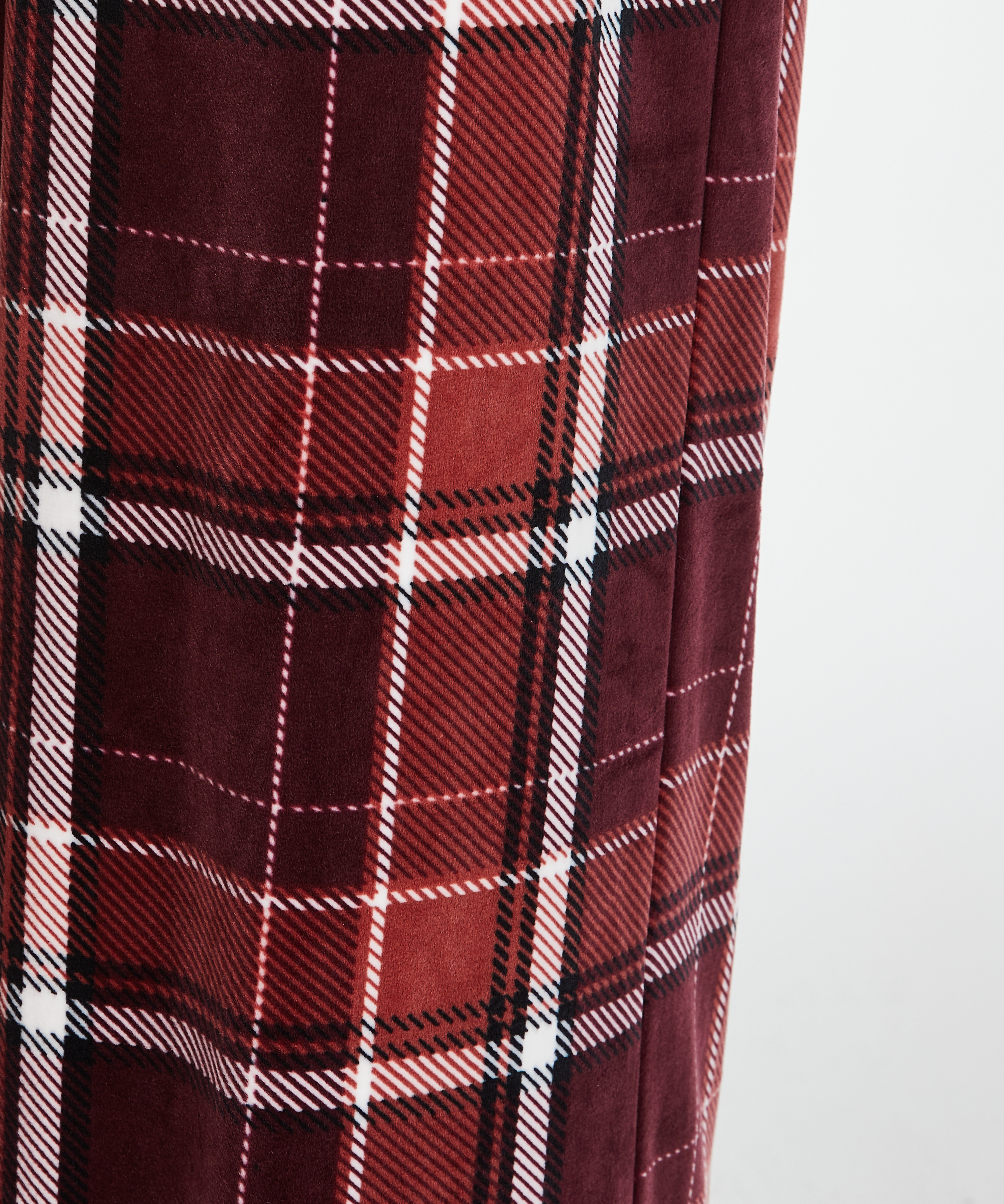 Petite Pyjamabroek velours, Rood, main