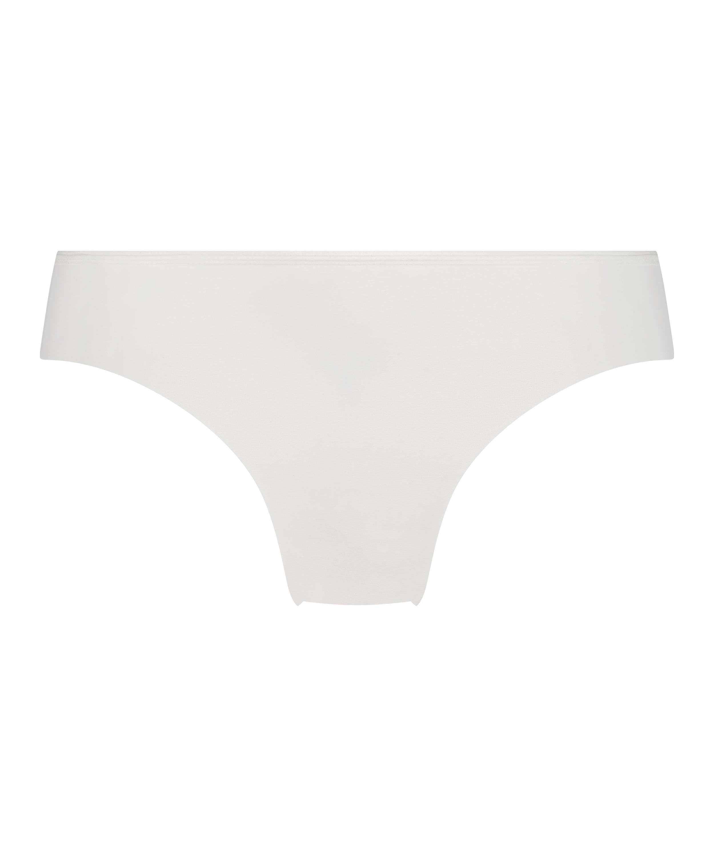 Slip br&eacute;silien Invisible Lace Back, Blanc, main