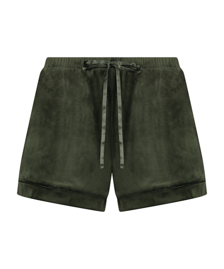 Shorts Velours, Groen