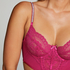 Soutien-gorge à armatures préformé longline Lindsey, Rose