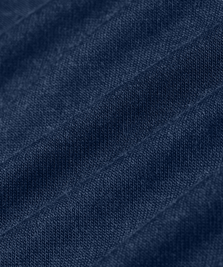 super soft Boothals shirt met Cashmere, Blauw