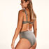 Hoog cheeky bikinibroekje Sunset Dream, Groen