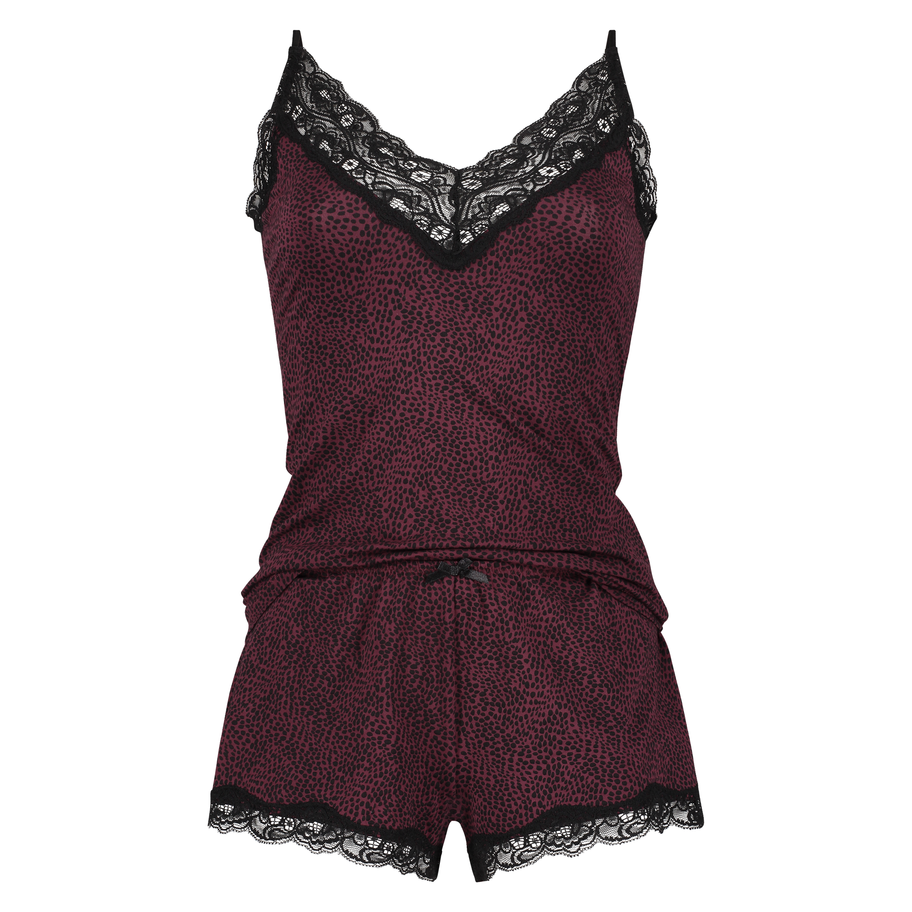 Ensemble de pyjama, Rouge, main