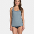 Top Rib Cami lace, Gris