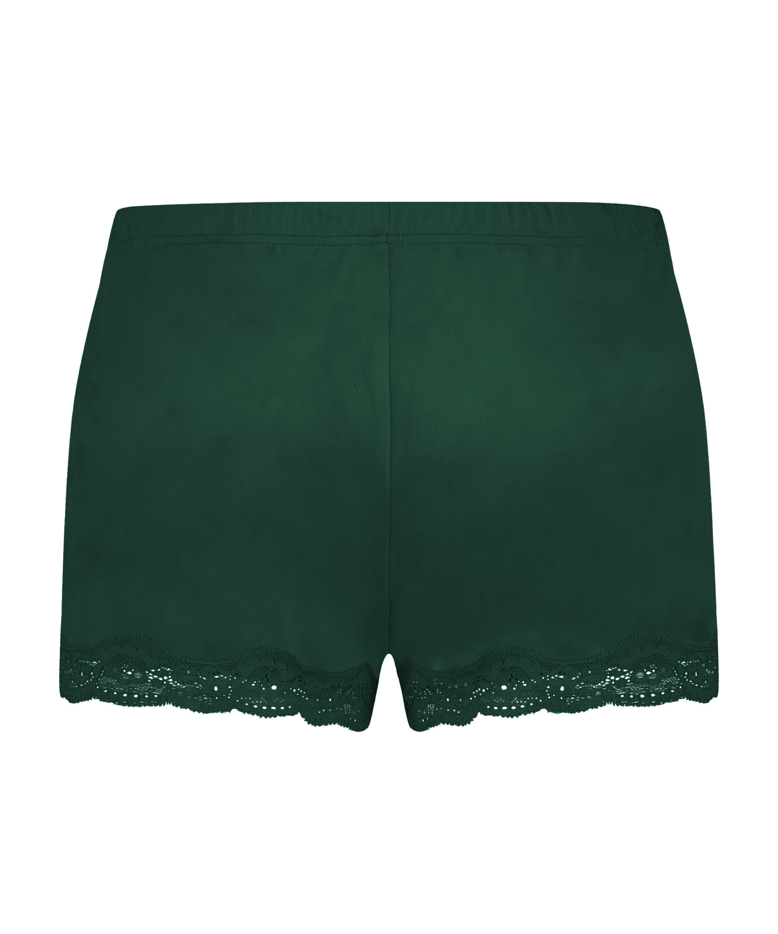 Short velours dentelle, Vert, main