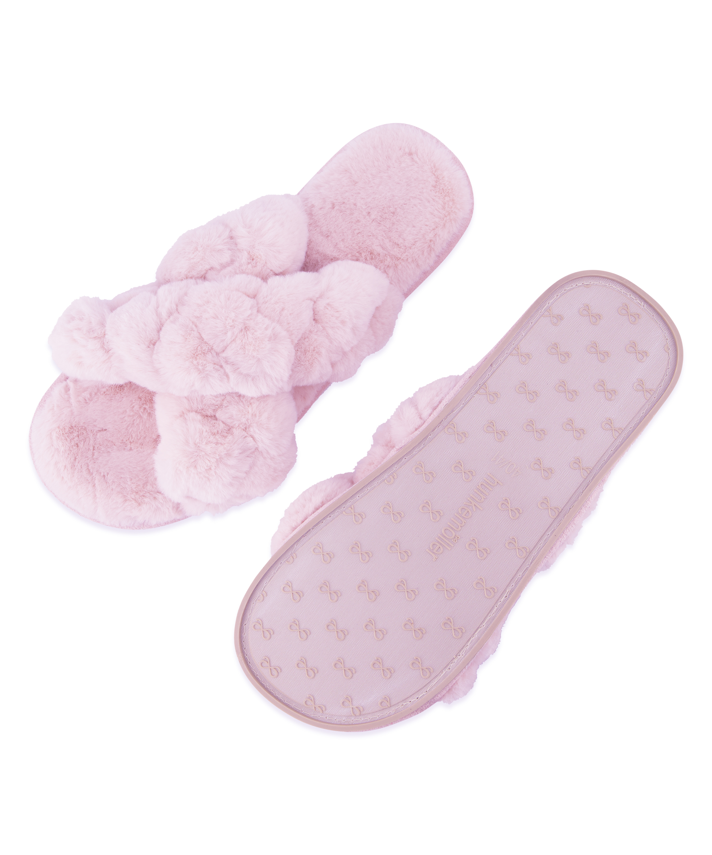 Fake Fur Slider, Pourpre, main