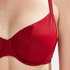 Haut de bikini &agrave; armatures non-pr&eacute;form&eacute; Pagoda, Rouge