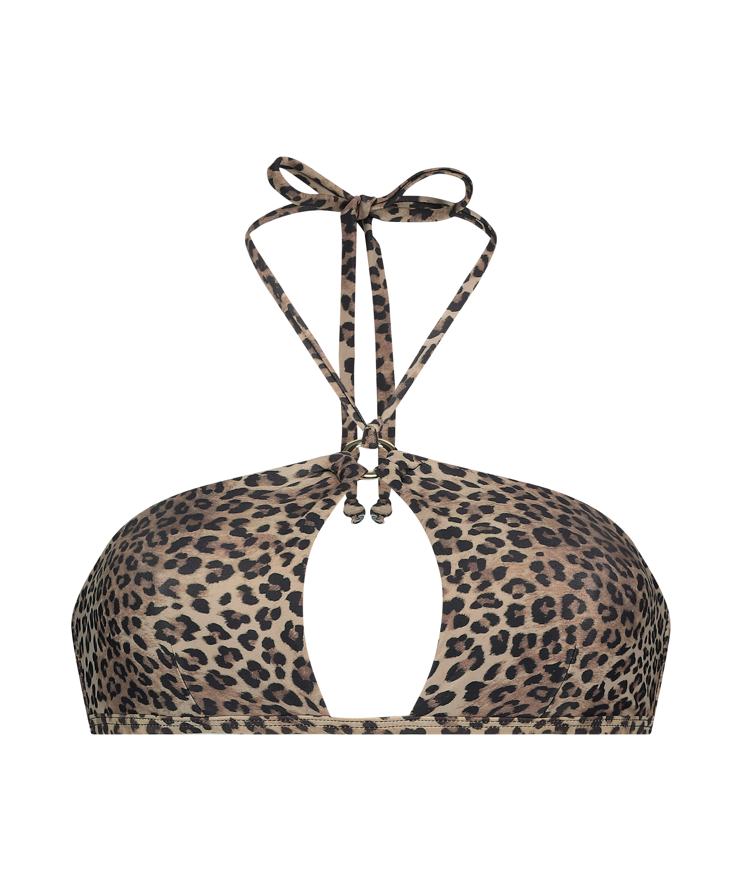 Haut de bikini Cannes, Brun, main