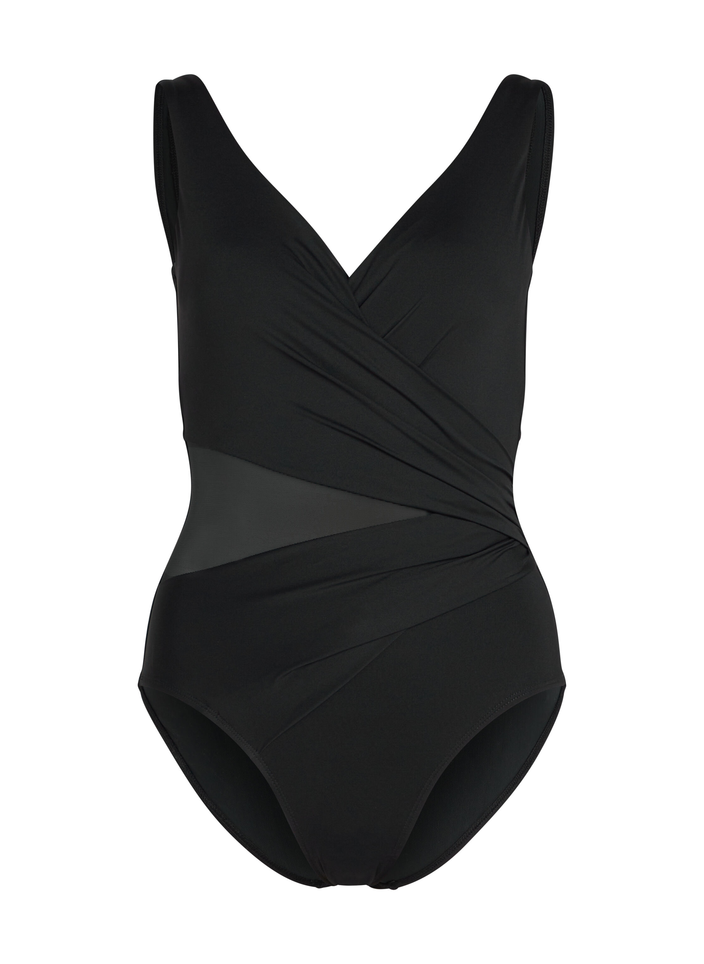 Maillot de bain Shaping Shell Mesh, Noir