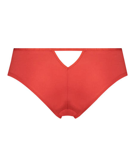 Slip brésilien avec dos ouvert Kat, Rouge