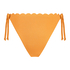 Cheeky Tanga Bikinibroekje Scallop Lurex, Oranje