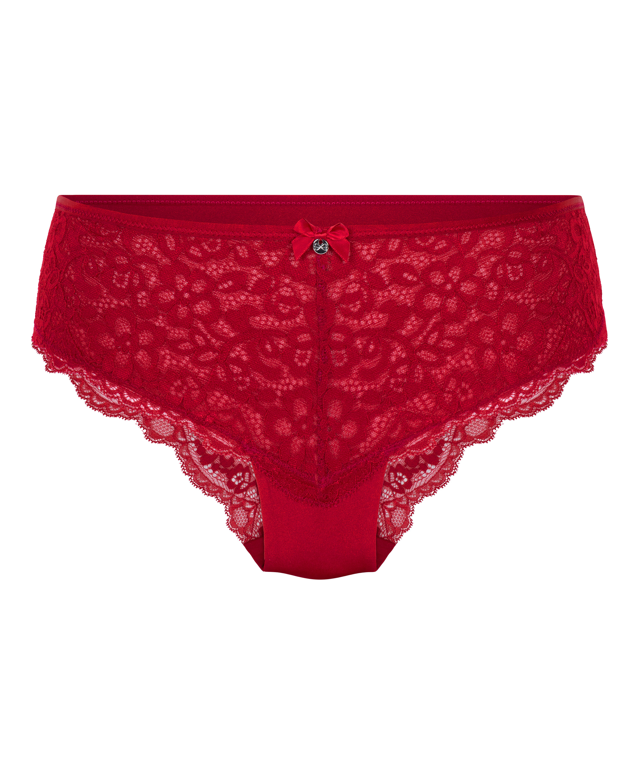 Slip br&eacute;silien Marine, Rouge, main