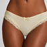 Slip br&eacute;silien Lola, Jaune