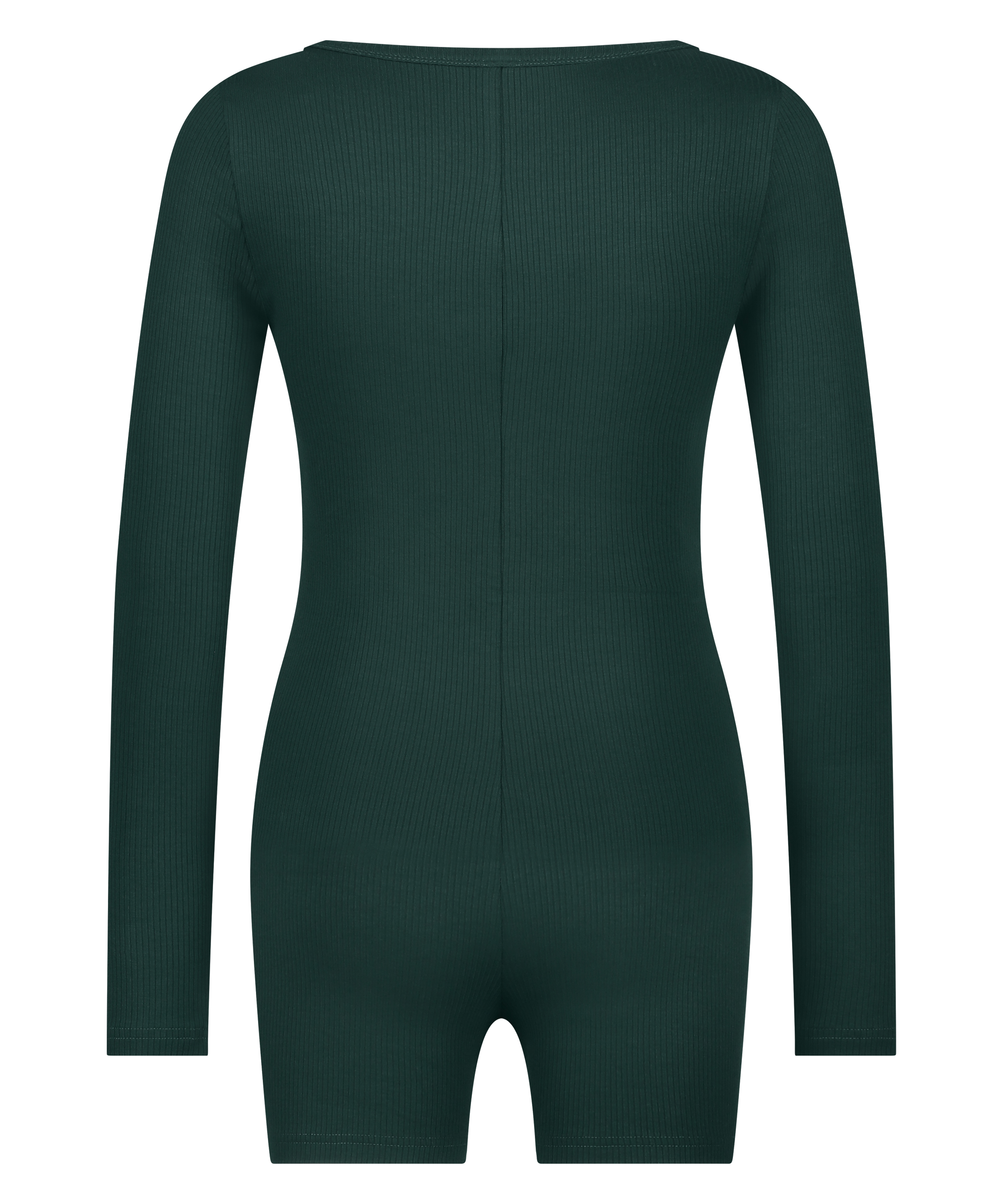 Jumpsuit Rib, Groen, main