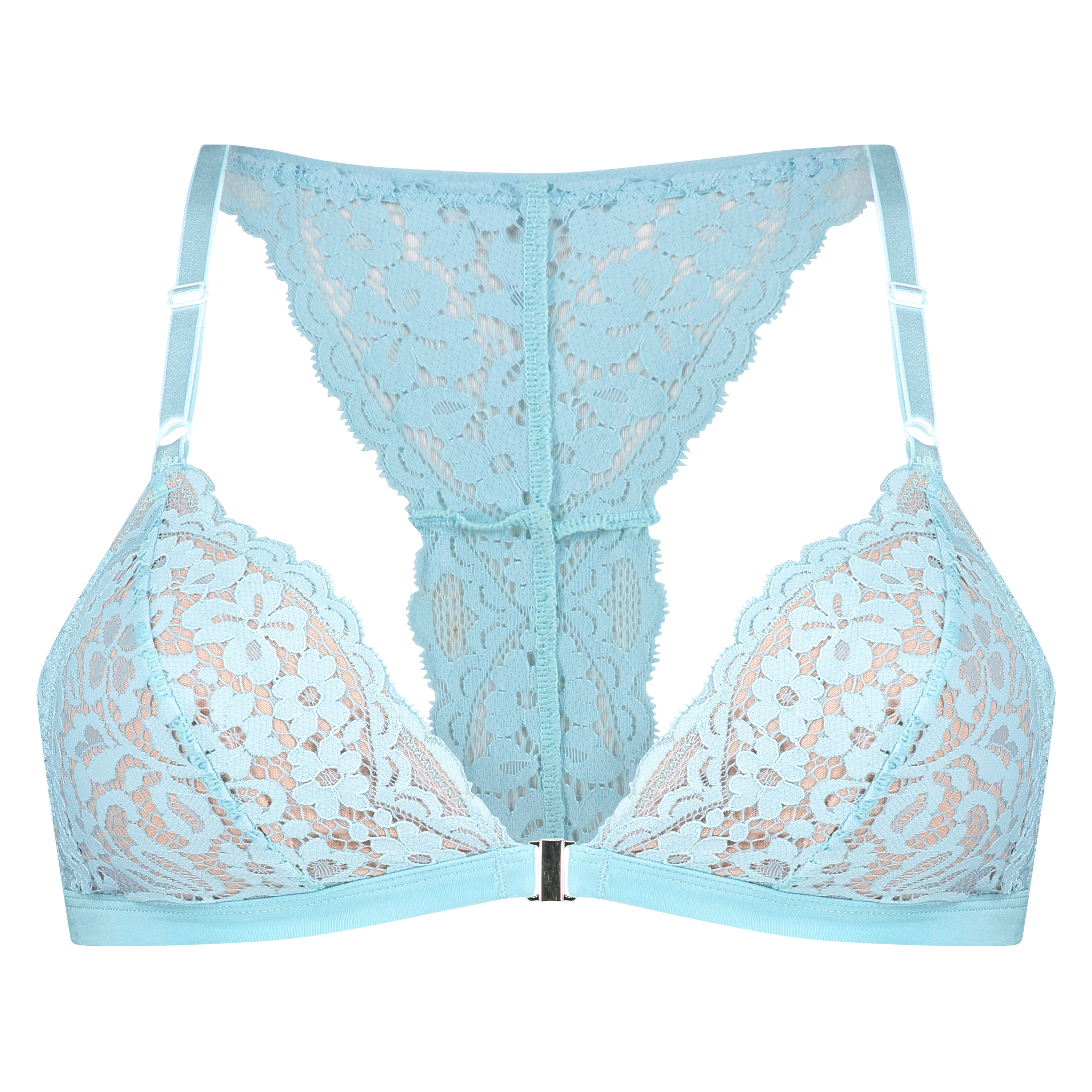 Voorgevormde triangle bralette Marina, Blauw, main