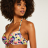 Haut de bikini préformé push-up Hawaii, Blanc