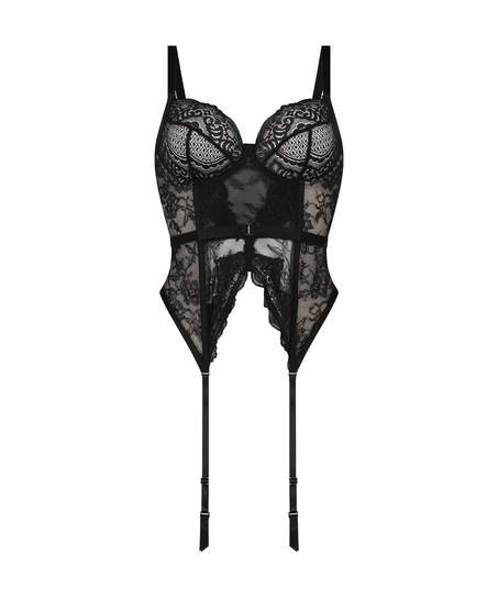 Bustier Sienna, Zwart