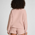 Sportieve fleece top, Roze