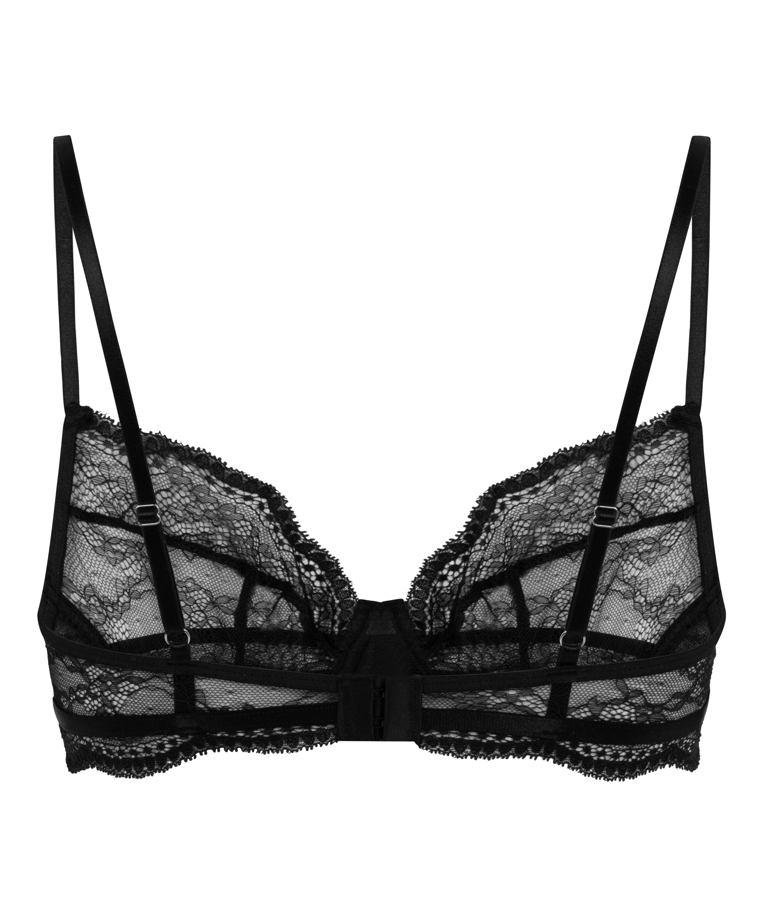 Soutien-gorge non-rembourr&eacute; &agrave; armatures Isabelle, Noir, main