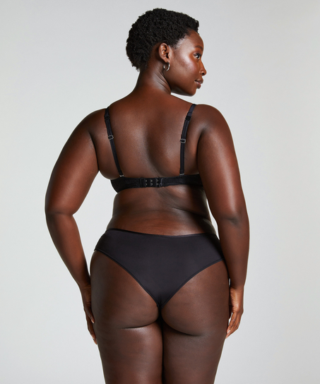 Soutien-gorge &agrave; armatures pr&eacute;form&eacute; push-up Angie, Noir