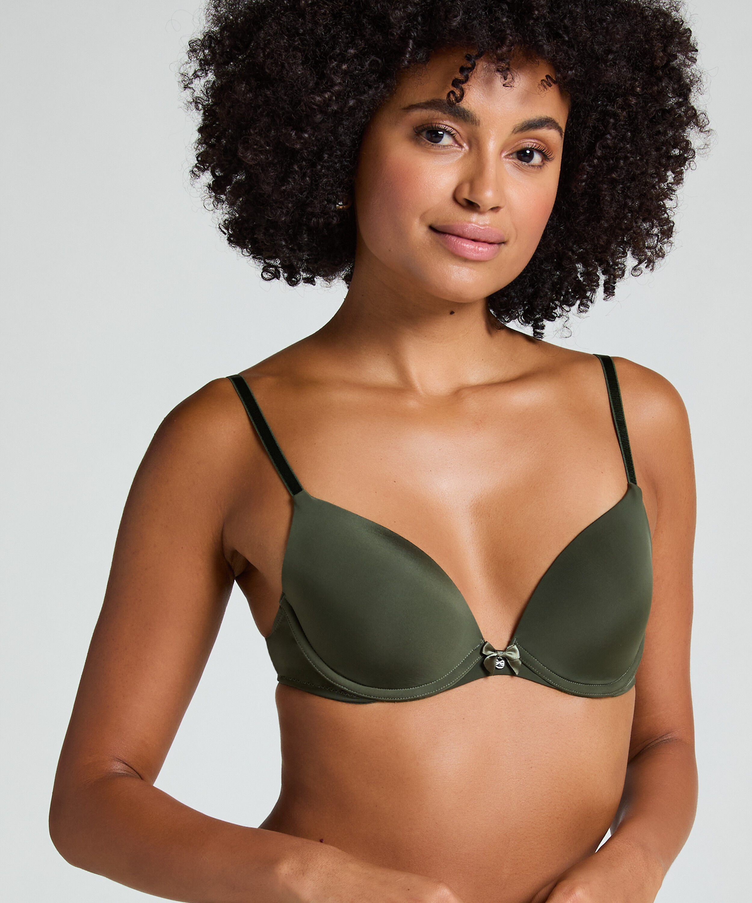 Soutien-gorge à armatures préformé Plunge, Vert