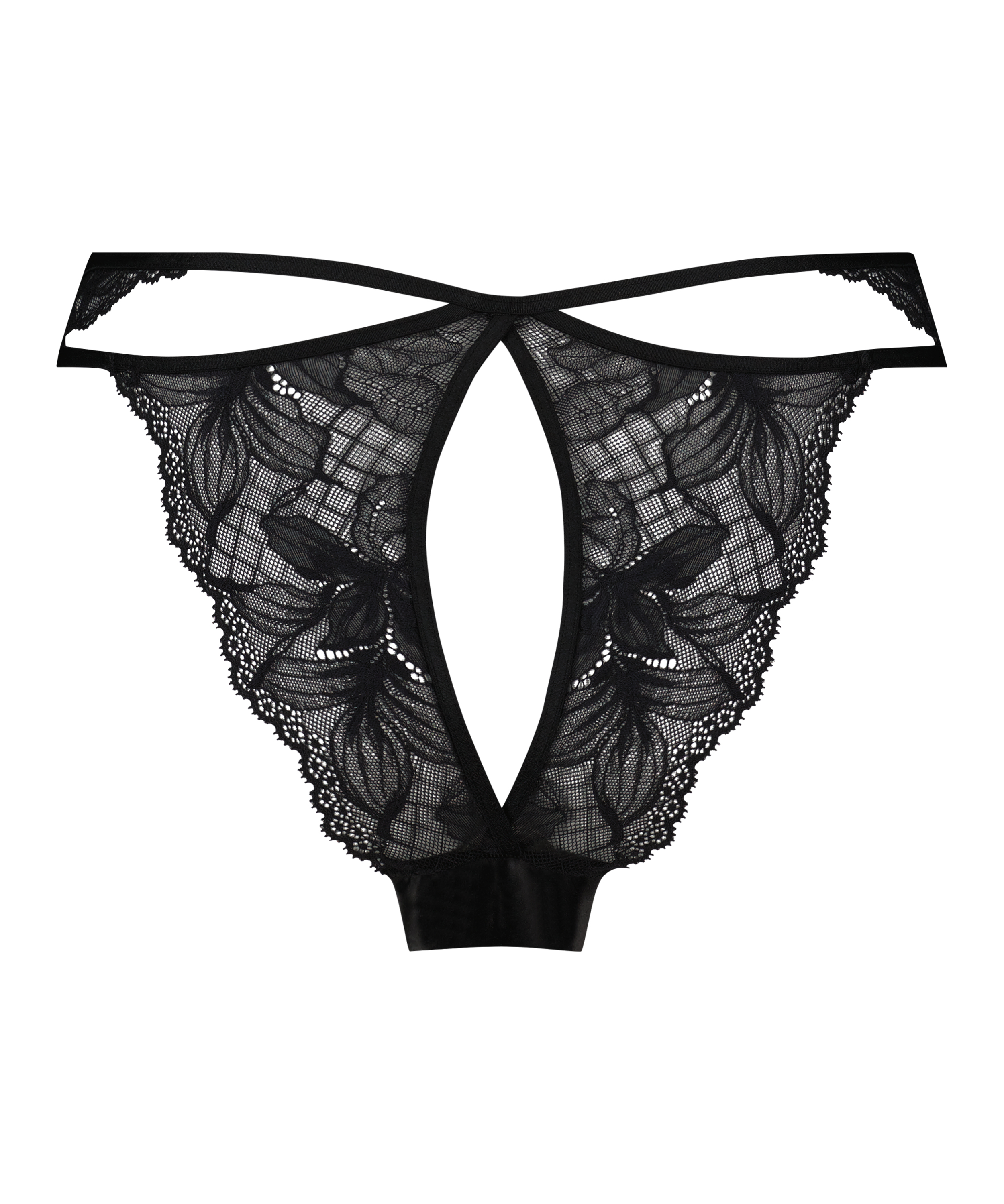 Slip br&eacute;silien Chayna, Noir, main