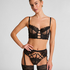 Soutien-gorge &agrave; armatures non-rembourr&eacute; longline Nienke, Noir