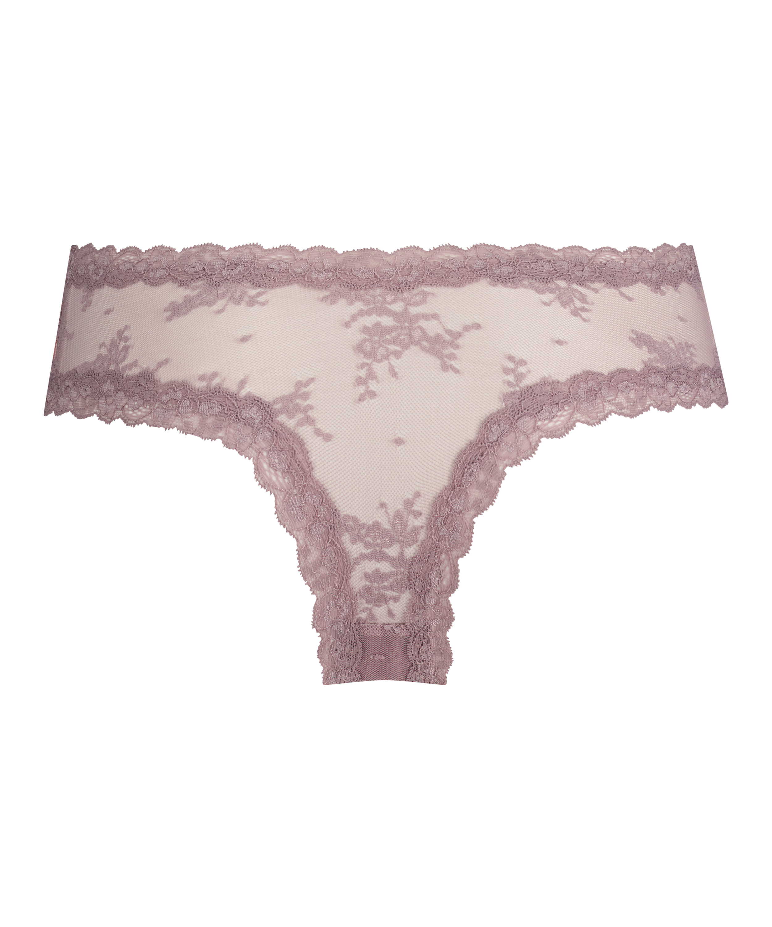 Brazilian V-shape Floral Mesh, Paars, main