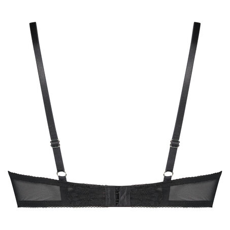 Voorgevormde push-up beugel bh Miriam, Zwart