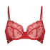 Soutien-gorge à armatures non-préformé Violet, Rouge
