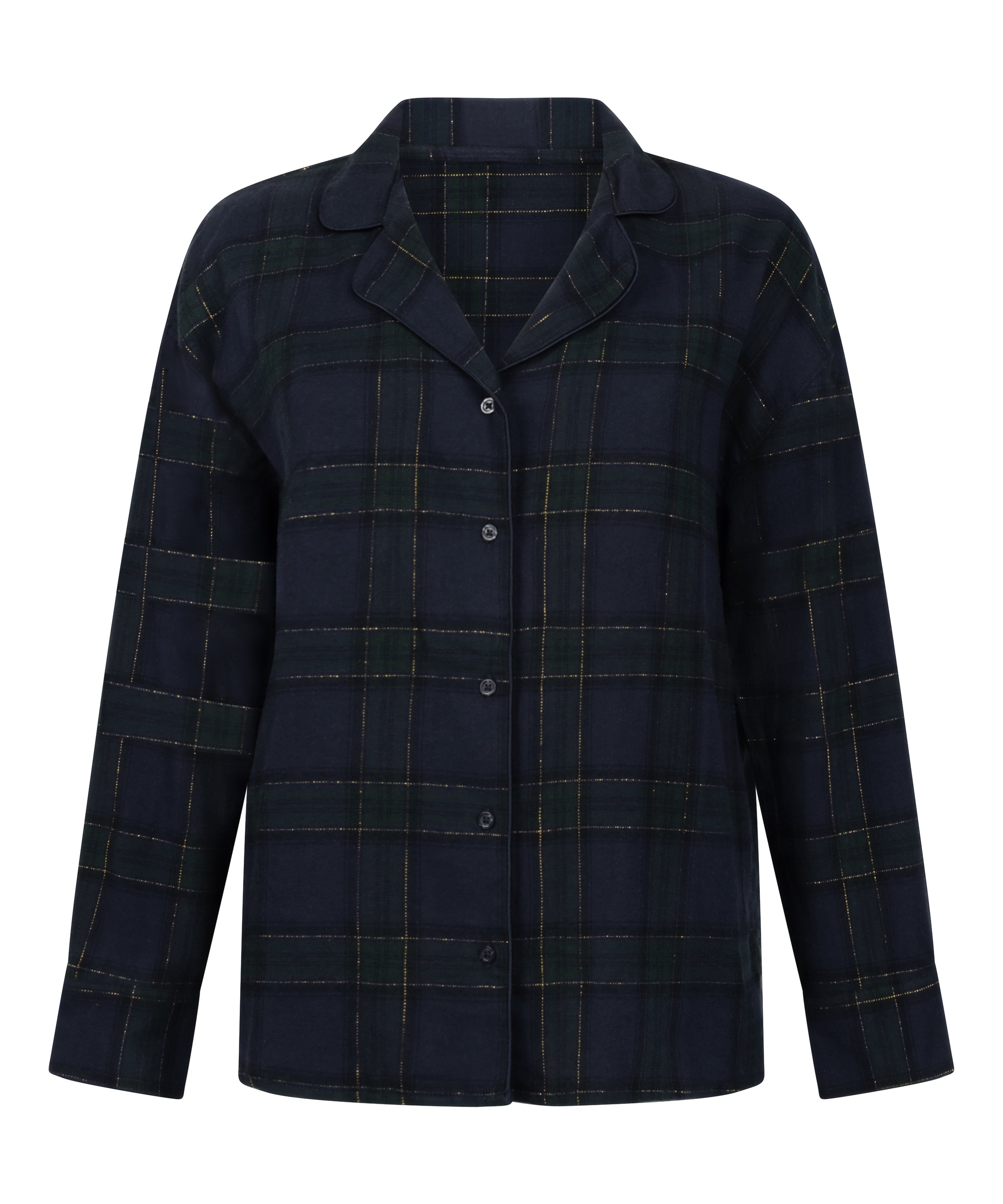 Haut de Pyjama Flanel, Bleu, main