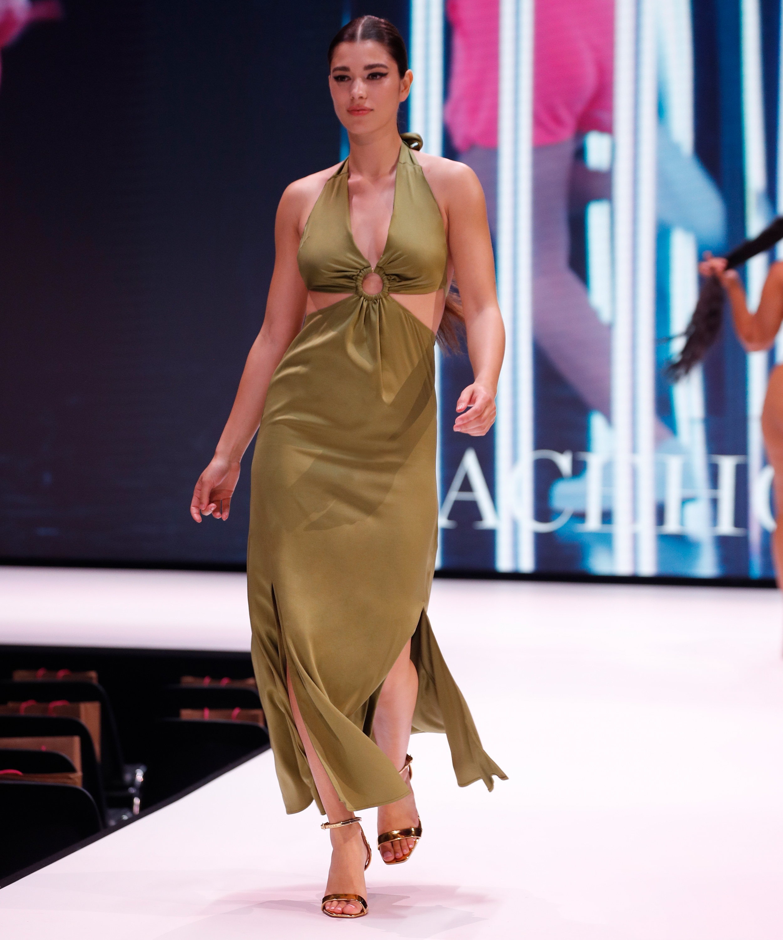 Maxi jurk, Groen, main