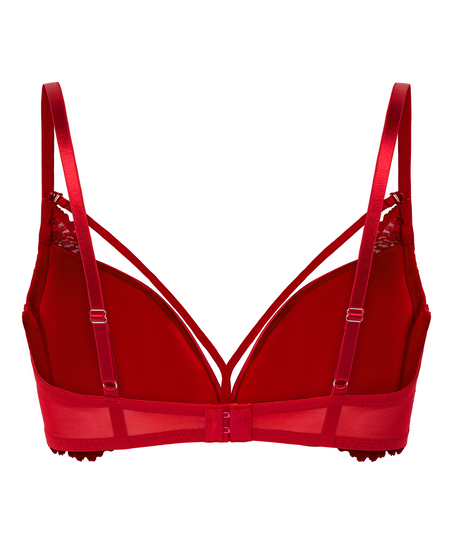Soutien-gorge &agrave; armatures maximiseur pr&eacute;form&eacute; Whitney, Rouge