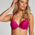 Voorgevormde push-up beugel bh Marine, Roze