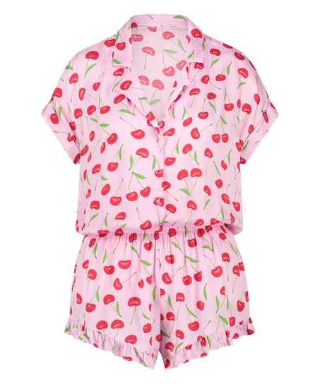 Onesie Teddy Cherry, Roze