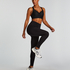 HKMX Soutien-gorge de sport The All Star Maintien niveau 2, Noir