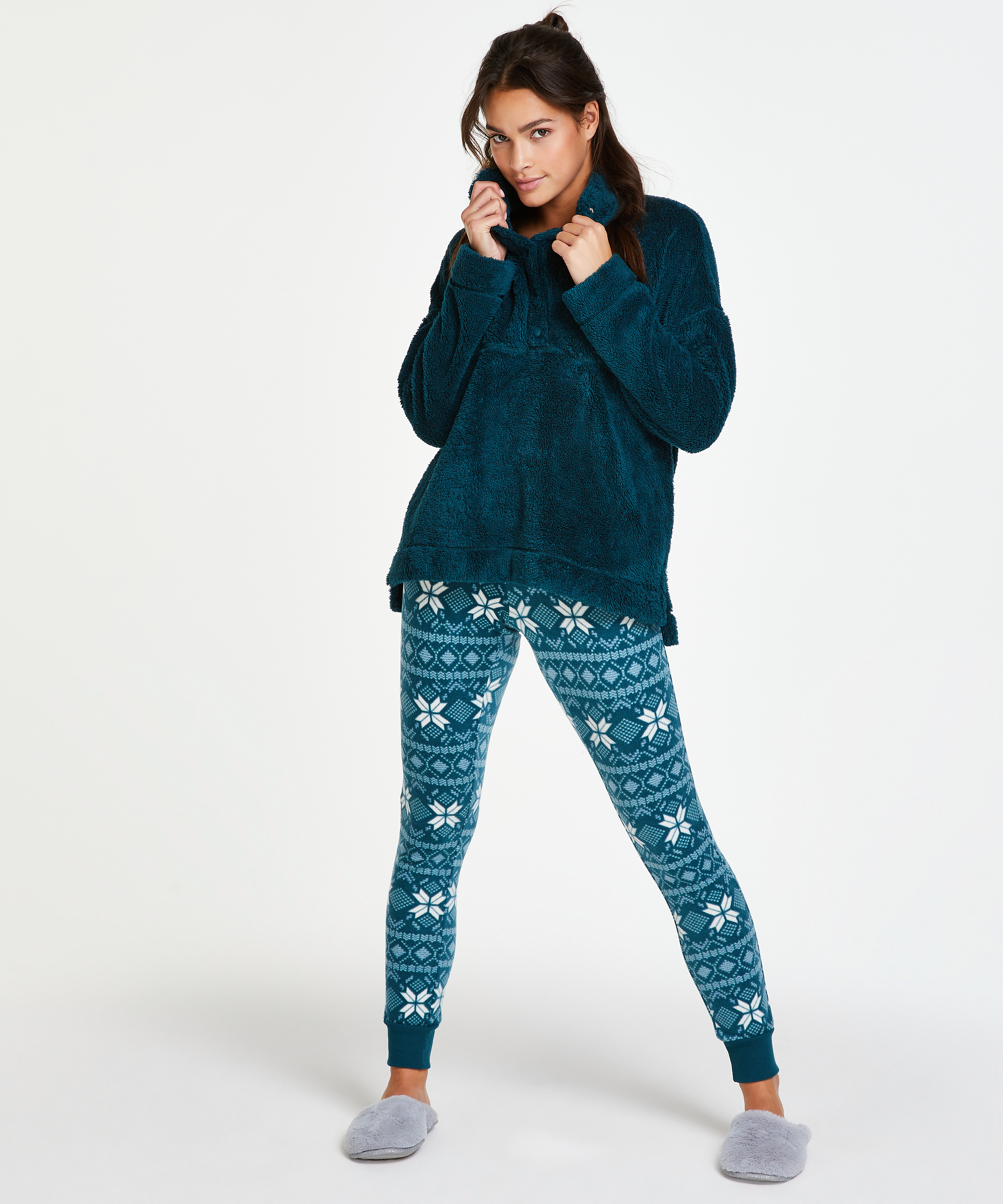 Vest Snuggle Fleece, Blauw, main