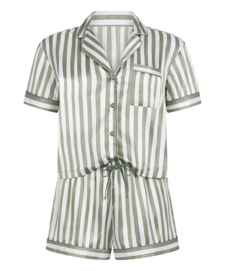Satijnen pyjamaset, Groen