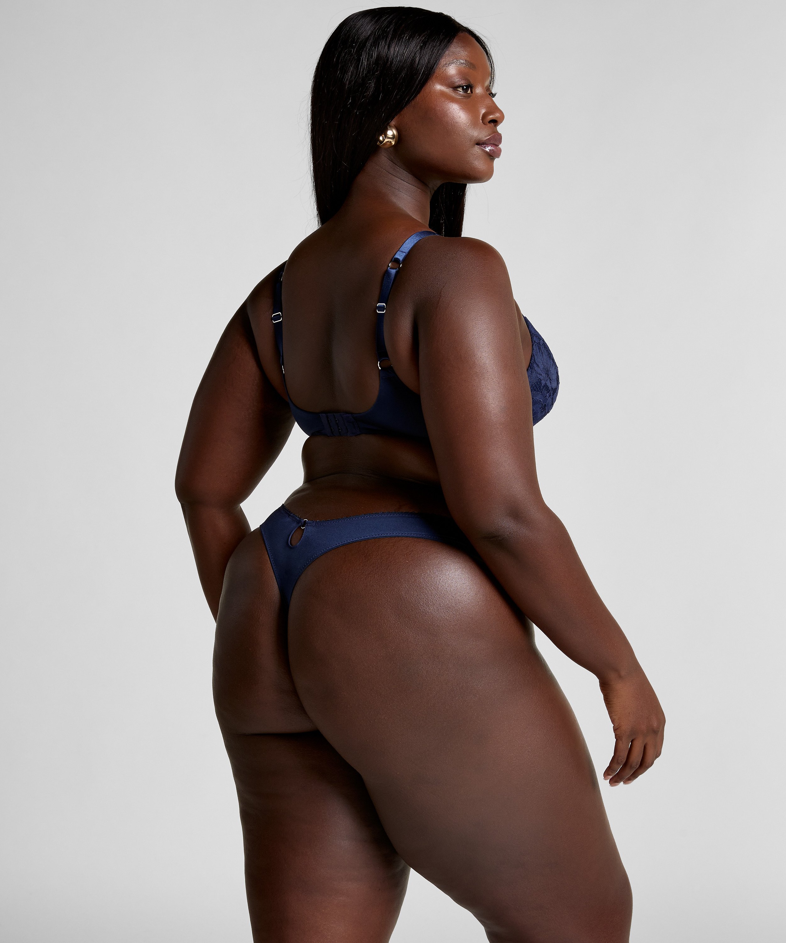 Soutien-gorge sans armatures pr&eacute;form&eacute; Andrea, Bleu, main