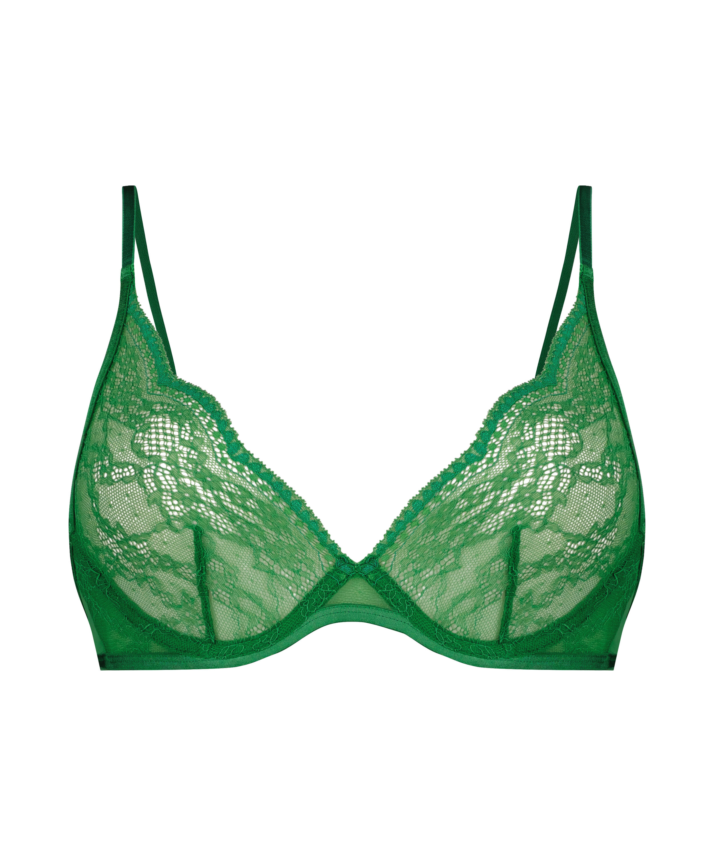 Soutien-gorge &agrave; armatures non-pr&eacute;form&eacute; Isabelle, Vert