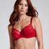 Soutien-gorge &agrave; armatures non-pr&eacute;form&eacute; Sophie, Rouge