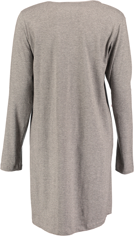 Nachthemd Ronde hals longsleeve, Grijs
