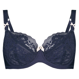 Soutien-gorge &agrave; armatures non-pr&eacute;form&eacute; Maya, Bleu