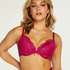 Soutien-gorge push-up &agrave; armatures pr&eacute;form&eacute; Reeva, Rose