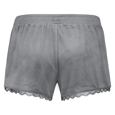 Short Velours Lace, Gris