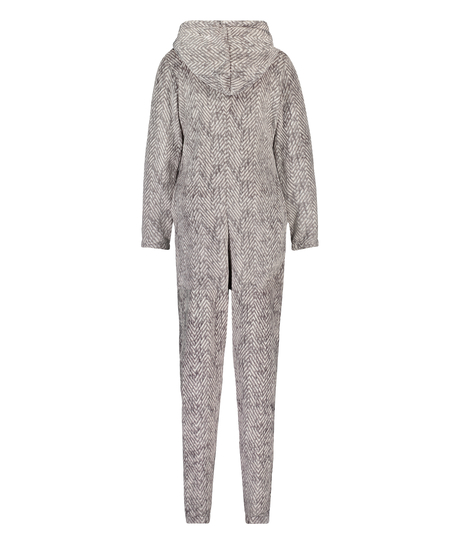 Onesie Flanelle Polaire, Gris