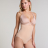 Slip Rio taille haute sans coutures mettant en valeur la silhouette, Beige