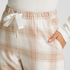 Pyjamabroek Flannel, Beige