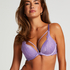Soutien-gorge push-up &agrave; armatures pr&eacute;form&eacute; Isabella, Pourpre